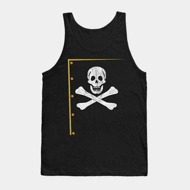 Jolly Roger Space Pirate Tank Top by J. Rufus T-Shirtery